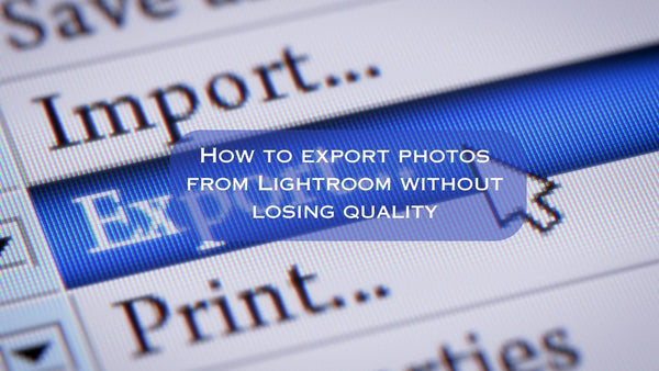 Lightroom export dialog showing quality and color settings for high-quality photo export