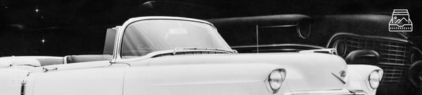 Cadillac Wall Art Collection Featuring Photography of Classic Fins and Chrome