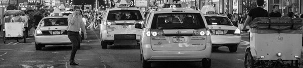 Downtown Wall Art Collection Featuring Photography of City Streets and Buildings