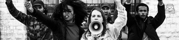 Political Wall Art Collection Featuring Photography of Monuments and Historic Symbols