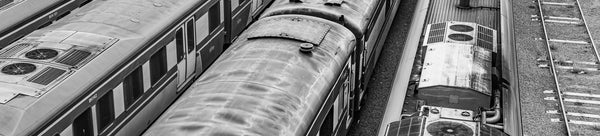 Railroad Wall Art Collection Featuring Photography of Trains and Tracks