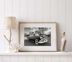 Design iconico di una Chevrolet Bel Air del 1953
