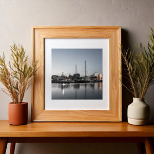 Jachtreflecties Port Vell-kunstwerk