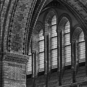 Pointed windows and slender columns create repeating patterns inside the Grote Kerk