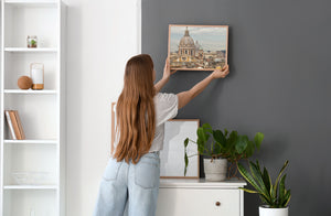 Rome skyline with a prominent dome above tiled rooftops