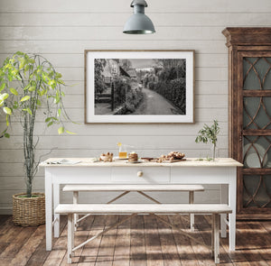 Rustieke Engelse Lane fotografie print