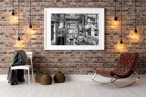 Nostalgic shop interior with roadside memorabilia and vintage Coca-Cola signs