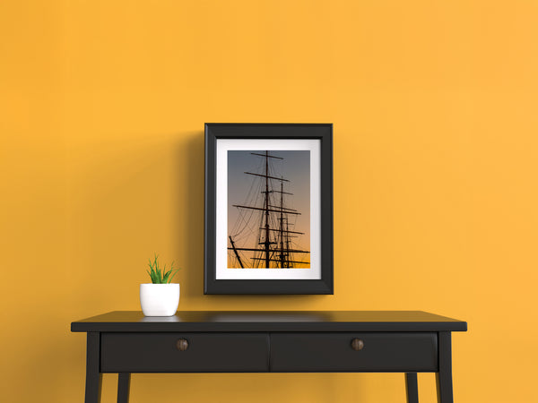 Colorful wall art fine art print with vibrant multi color palette
