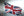 Agitant l'Union Jack avec une texture grunge - Tirage d’art mural