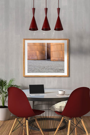 Detalle de gran tanque de almacenamiento de petróleo oxidado en la Estación Whalers Bay en la Antártida | Impresión fotográfica artística Impresión fotográfica de bellas artes