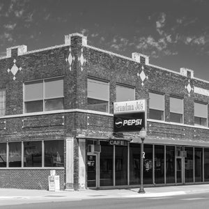 Oma Jos restaurant Route 66 Sidney Nebraska | Foto Kunstprint Fine Art fotografische afdruk