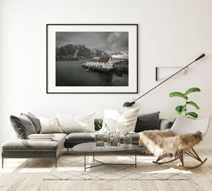 Joh L Ustad Sjohus Oud Hotel | Foto Kunstprint Fine Art fotografische afdruk