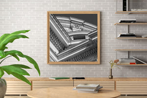 Architectonische details van het Roemeense Atheneum | Foto Kunstprint Fine Art fotografische afdruk