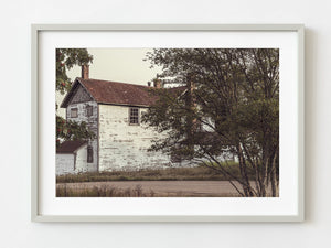 Run down wood siding house in Northern Ontario | Photo Art Print fine art photographic print